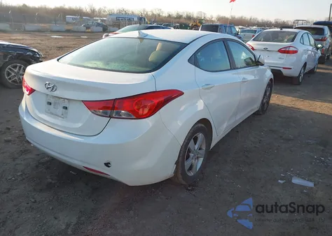 2013 Hyundai Elantra Gls из США, поврежденный, VIN 5NPDH4AE8DH336838